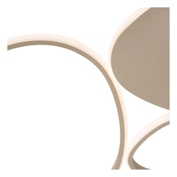 Lucide SAMLING - Plafonnière - LED Dimb. - CCT - 1x30W 2700K/4000K - Taupe - detail 2